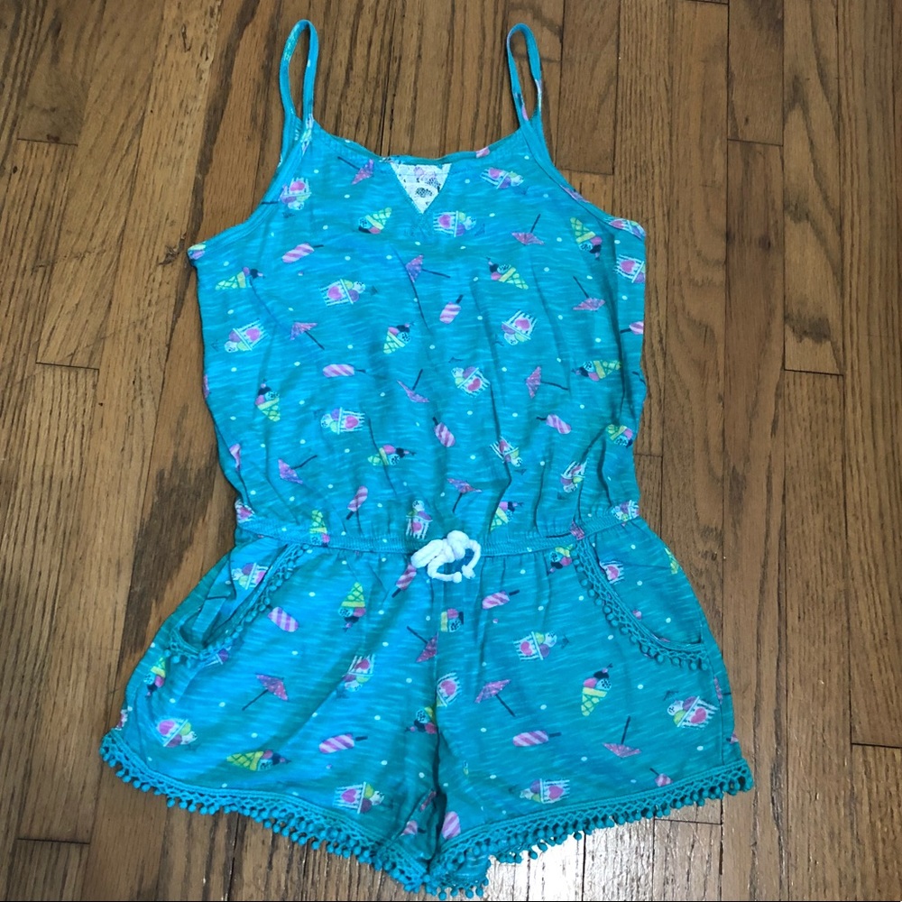 United Colors Of Benetton Girl Romper Size XS 4/5 - Picture 2 of 7